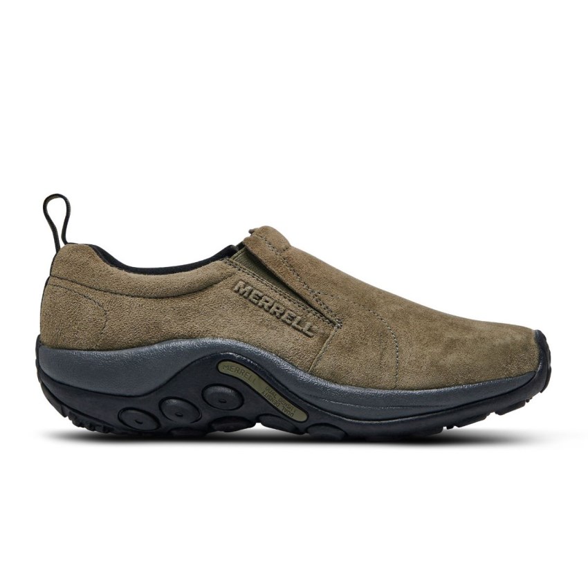 Chaussure Casual Merrell Jungle Moc Vert Foncé Olive Homme | U.B.QXFF